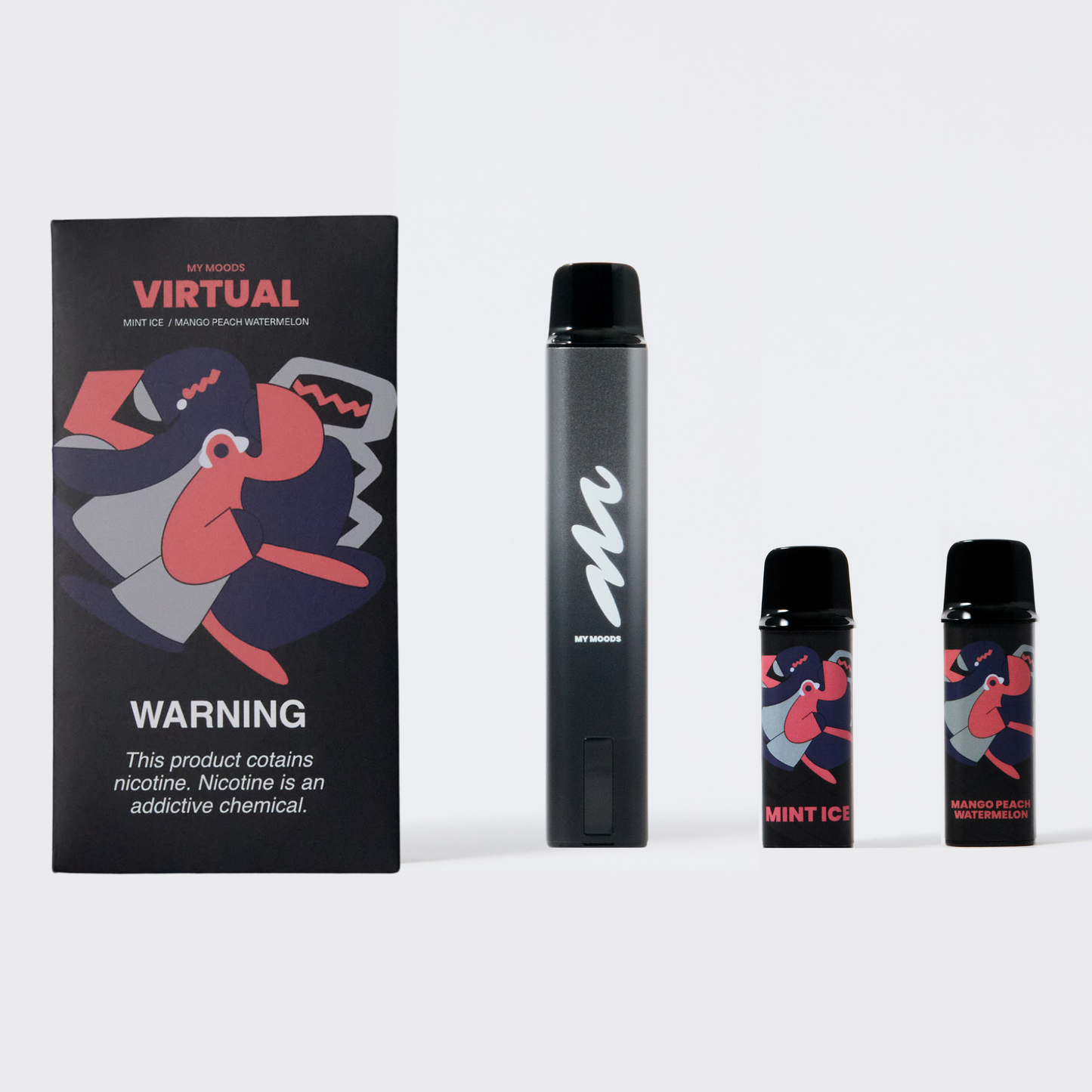 VIRTUAL KIT ニコチン3% (MINT ICE & MANGO PEACH WATERMELON)