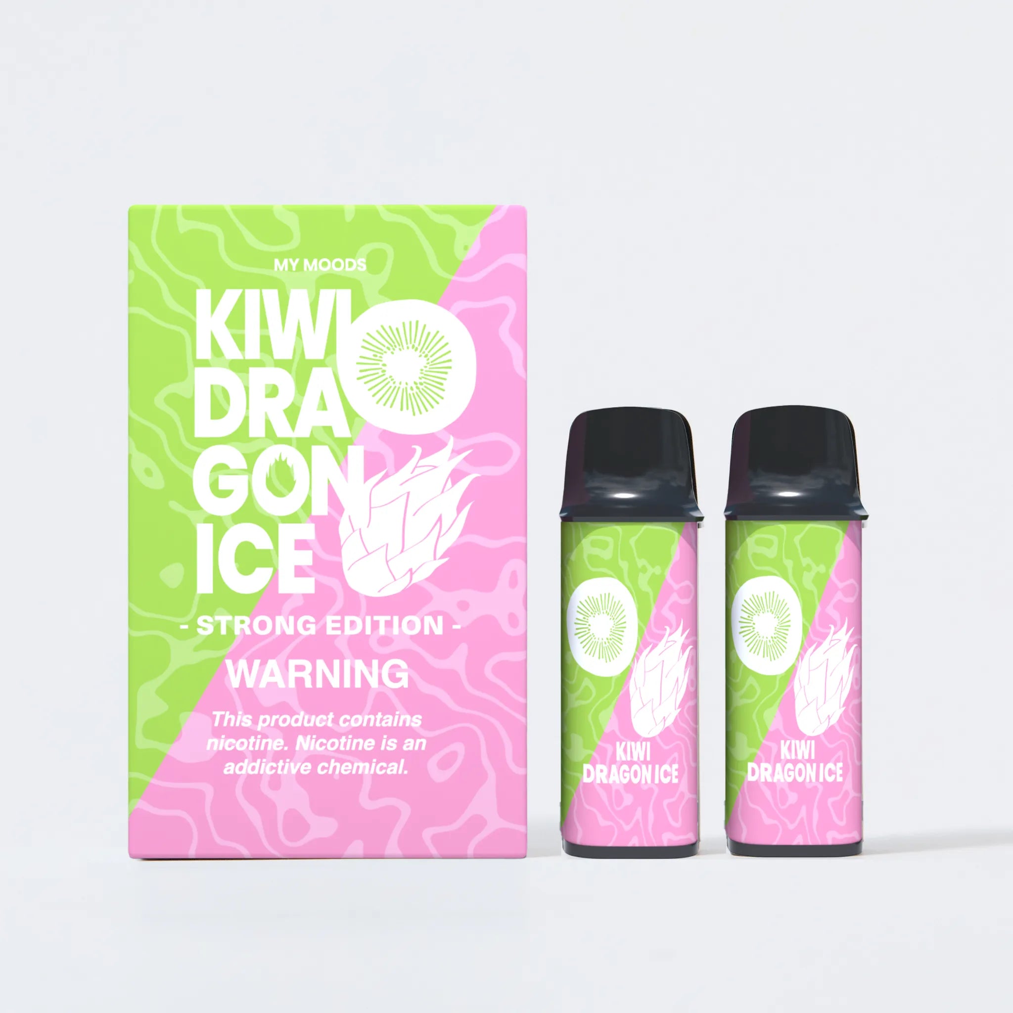 【レア】Nicotine  Mellow Day ニコチン サイン入り KIWI DRAGON ICE POD（ニコチン5%） – My Moods
