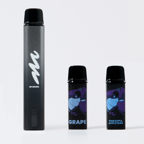 【人気No.1 スターターキット】ニコチン3%POD2種 + MyMoods PEN