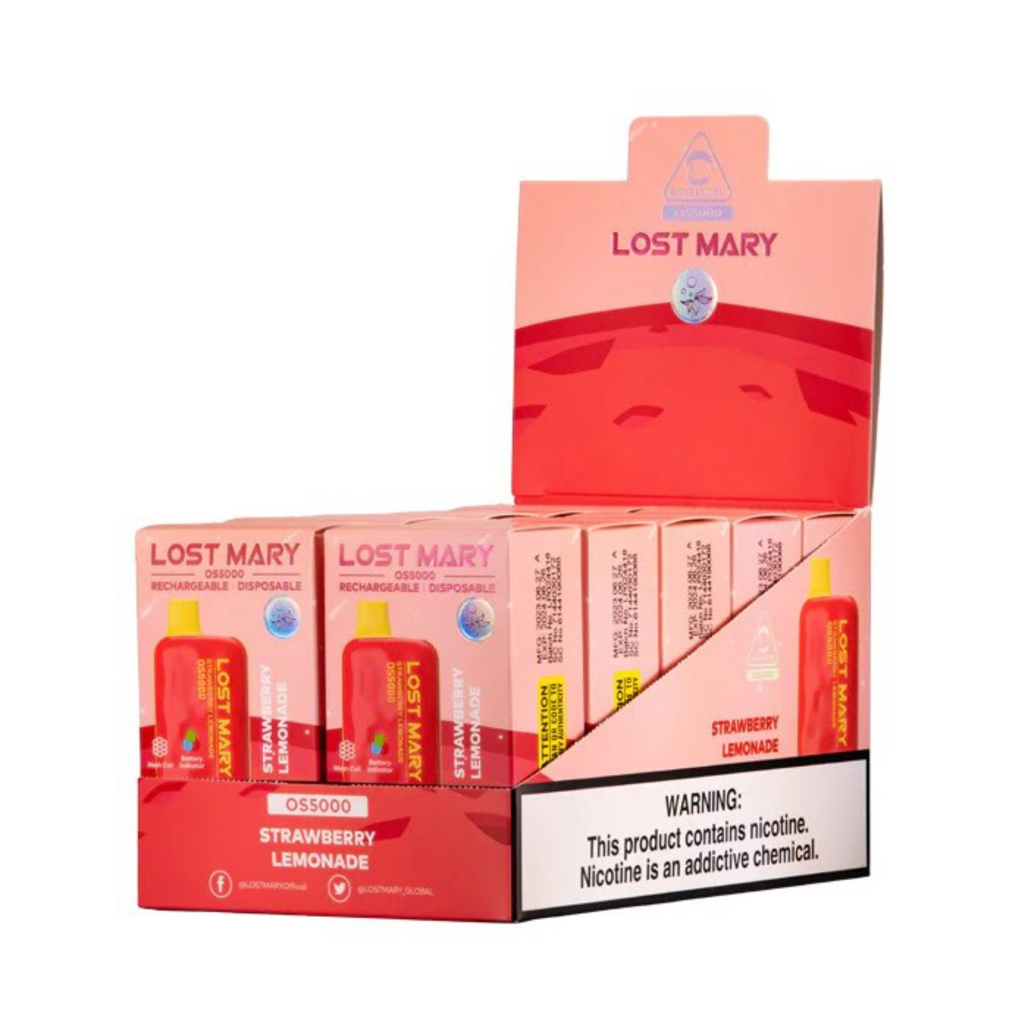 LOSTMARY OS5000 STRAWBERRY LEMONADE味