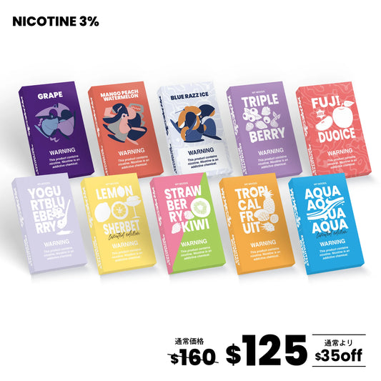 MyMoods POD 4パターンから選べる10点セット（ニコチン3%）