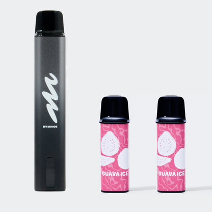 【人気No.2 スターターキット】選べるノンニコチンPOD1種 + MyMoods PEN