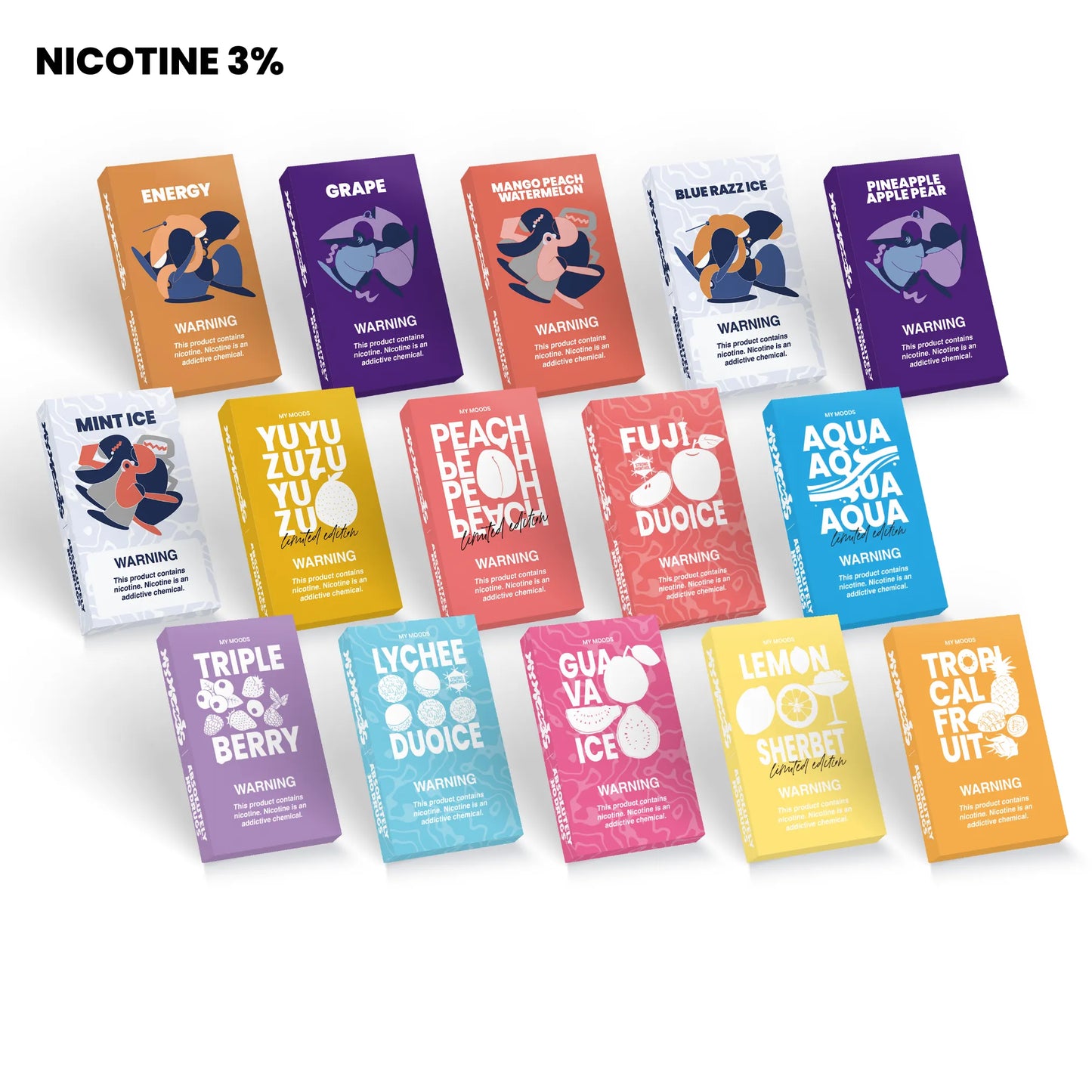 ニコチン3% POD選べる3点セット
