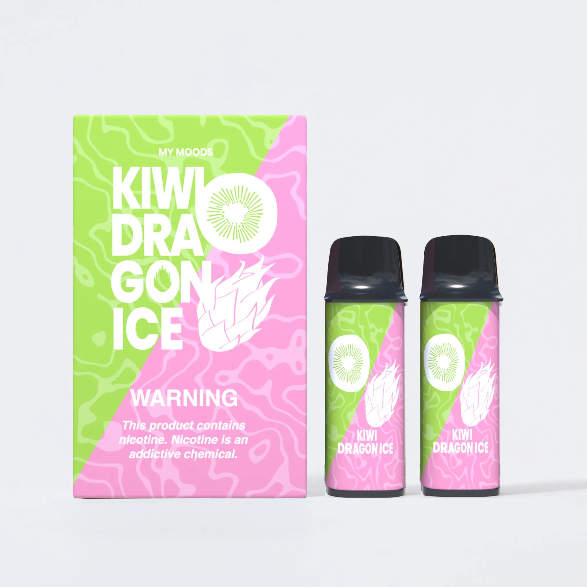 【レア】Nicotine  Mellow Day ニコチン サイン入り KIWI DRAGON ICE POD（ニコチン3%） – My Moods