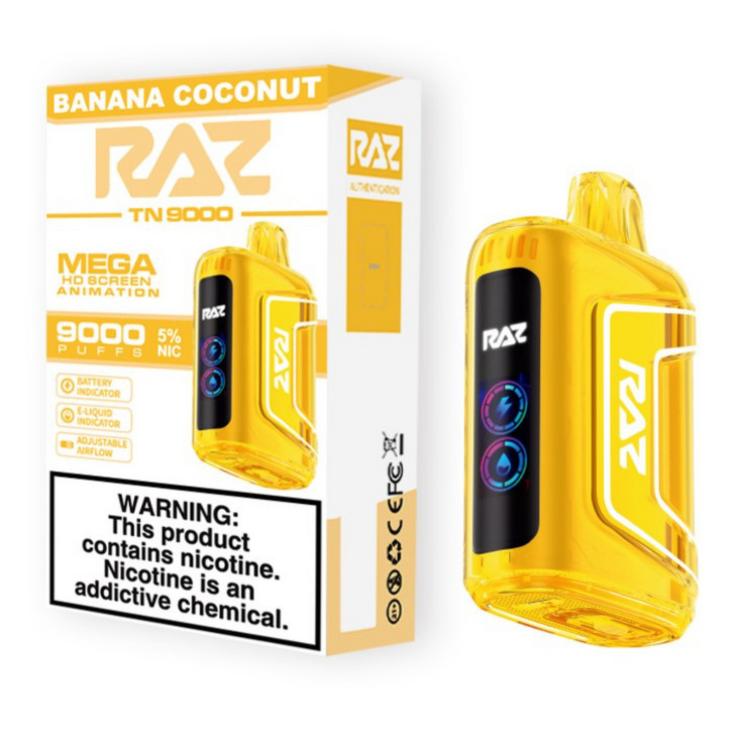 RAZ TN9000 BANANA COCONUT味