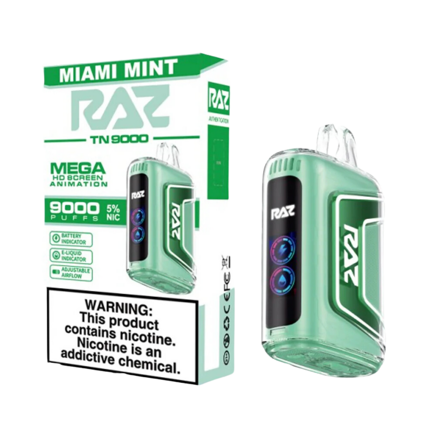 RAZ TN9000 MIAMI MINT味