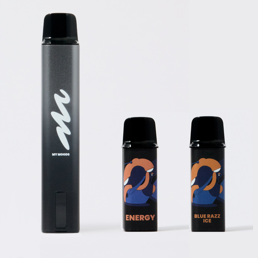 【人気No.1 スターターキット】NICOTINE3％POD×2 + MyMoods PEN