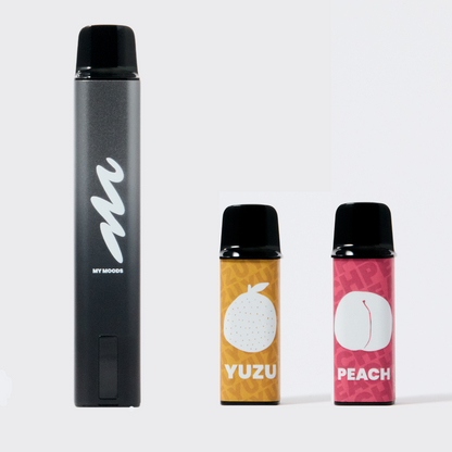 【人気No.1 スターターキット】ノンニコチンPOD2種 + MyMoods PEN