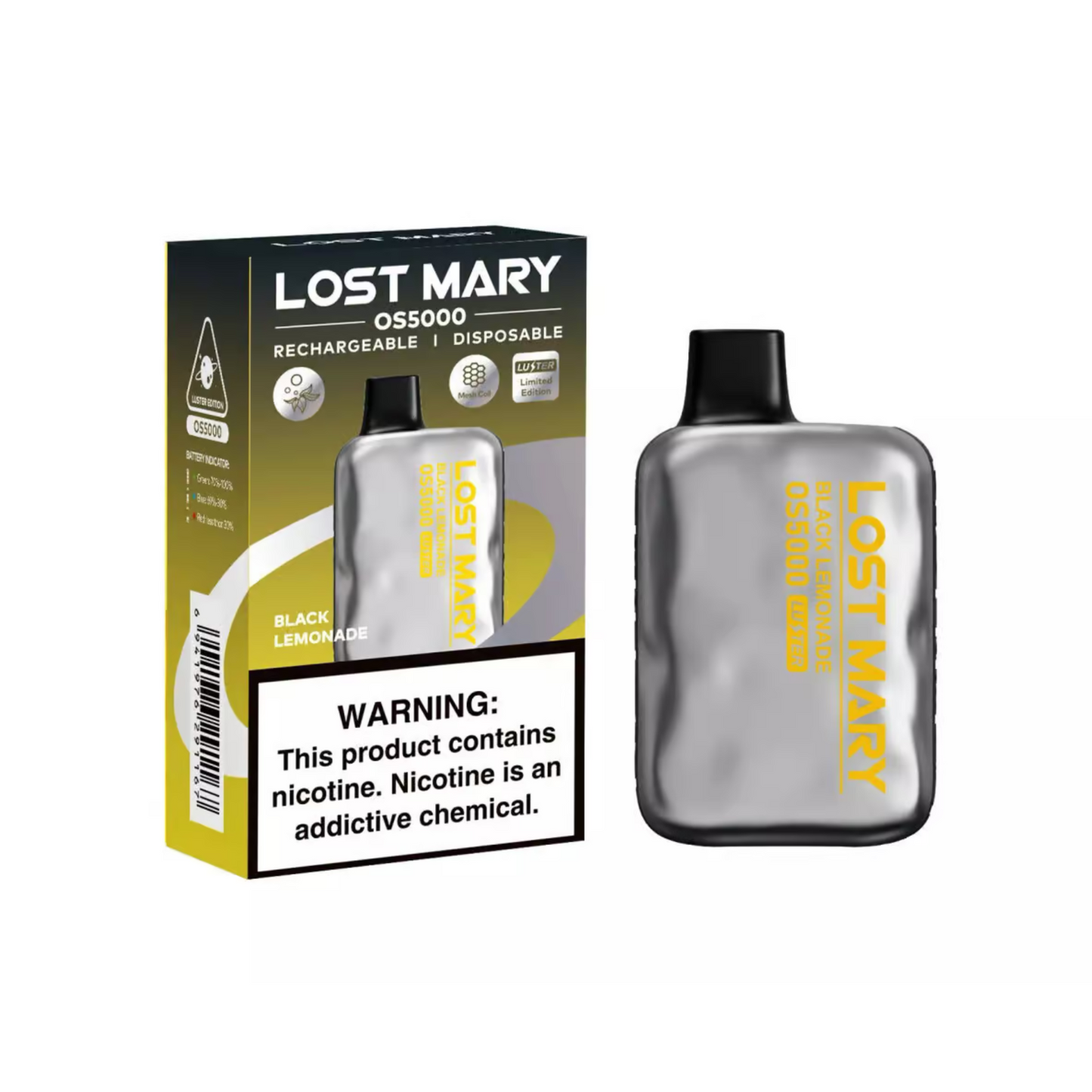 LOSTMARY OS5000 BLACK LEMONADE味