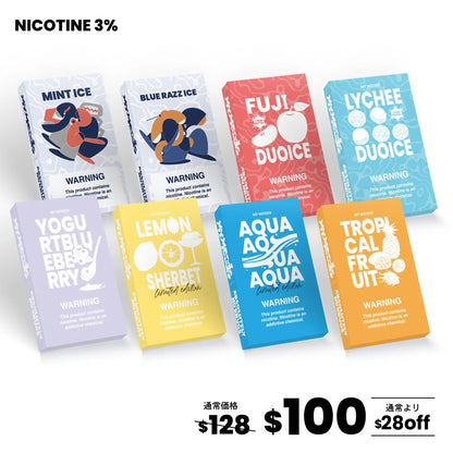 MyMoods POD 4パターンから選べる8点セット（ニコチン3%）