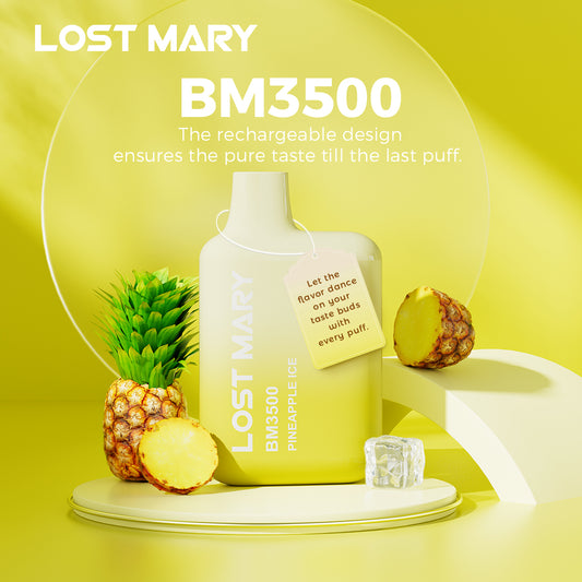 LOST MARY BM3500 PINEAPPLE ICE(ノンニコチン)-My Moods
