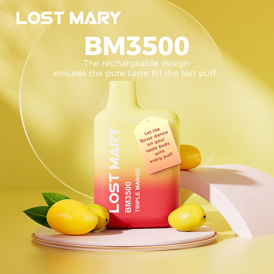 LOST MARY BM3500 TRIPLE MANGO(ノンニコチン)-My Moods