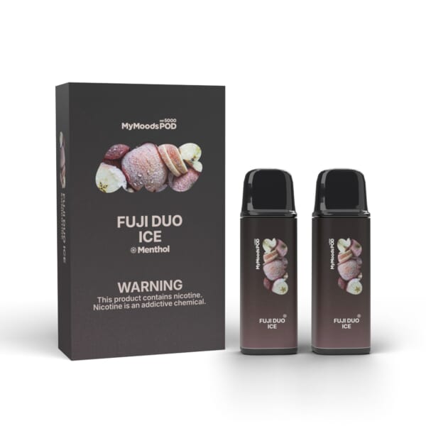 MyMoods POD FUJI DUO ICE（ニコチン5%）箱と POD 2本