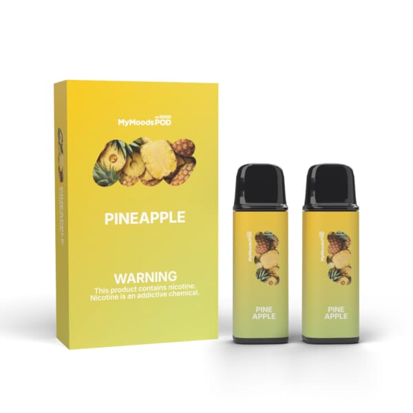 MyMoods POD PINEAPPLE（ニコチン3%）箱と POD 2本