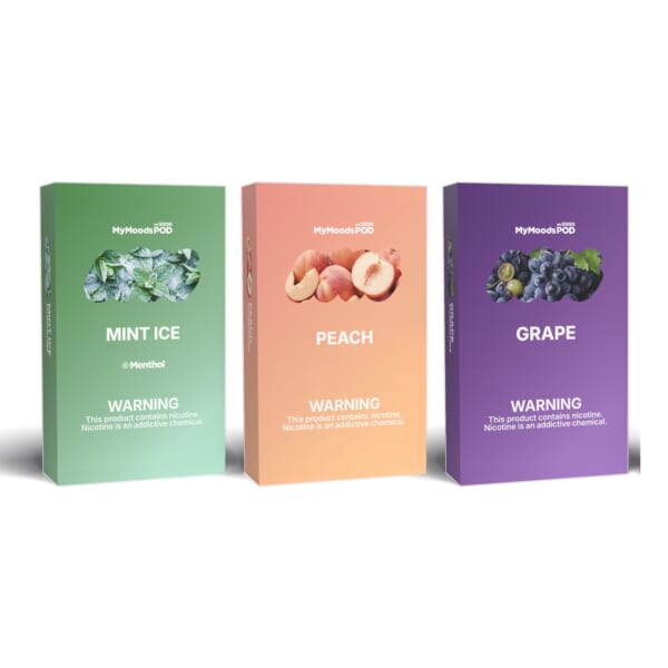 MyMoods POD 3箱（MINT ICE・PEACH・GRAPE／ニコチン3%）