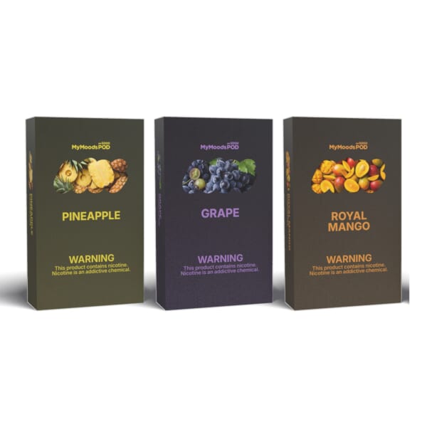 MyMoods POD 3箱（PINEAPPLE・GRAPE・ROYAL MANGO／ニコチン5%）