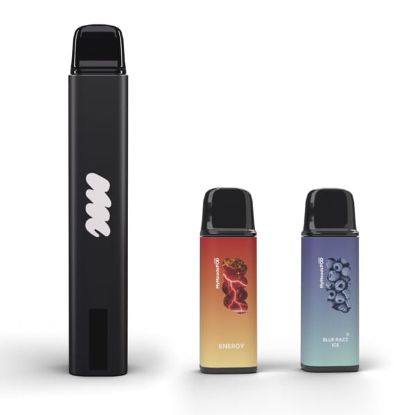 MyMoods PEN と POD 2種（ENERGY・BLUE RAZZ ICE／ニコチン3%）