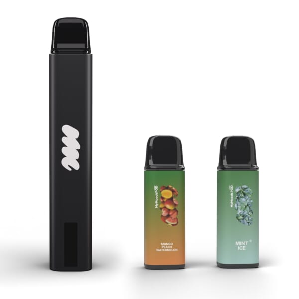 MyMoods PEN と POD 2種（MANGO PEACH WATERMELON・MINT ICE／ニコチン3%）